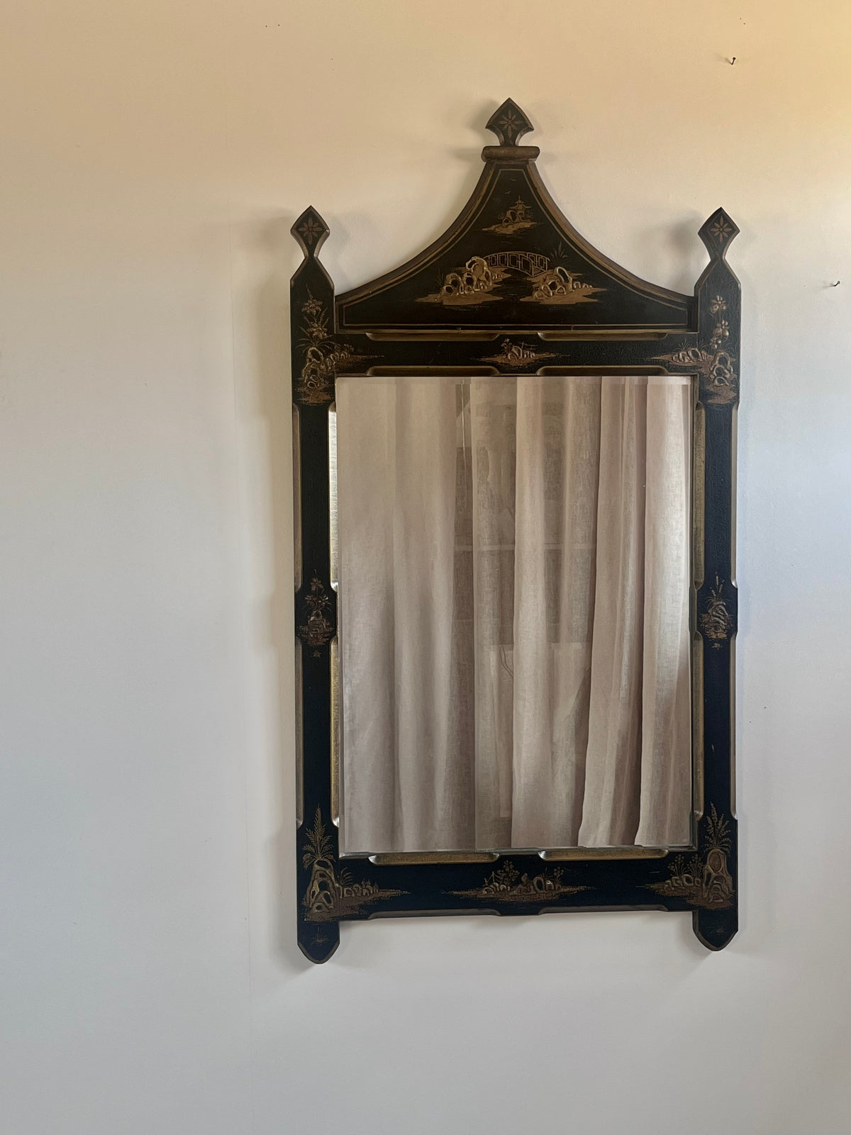 Mid-Century Chinoiserie Mirror