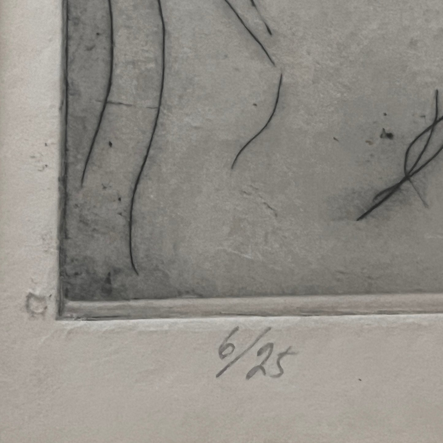 Swedish Etching "Rider" by Börje Sandelin (1926–1970)