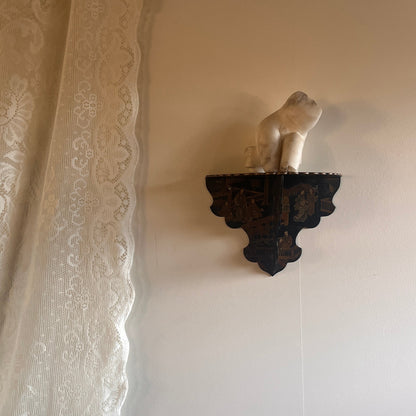 Hand Painted Chinoiserie Shelf C.1900