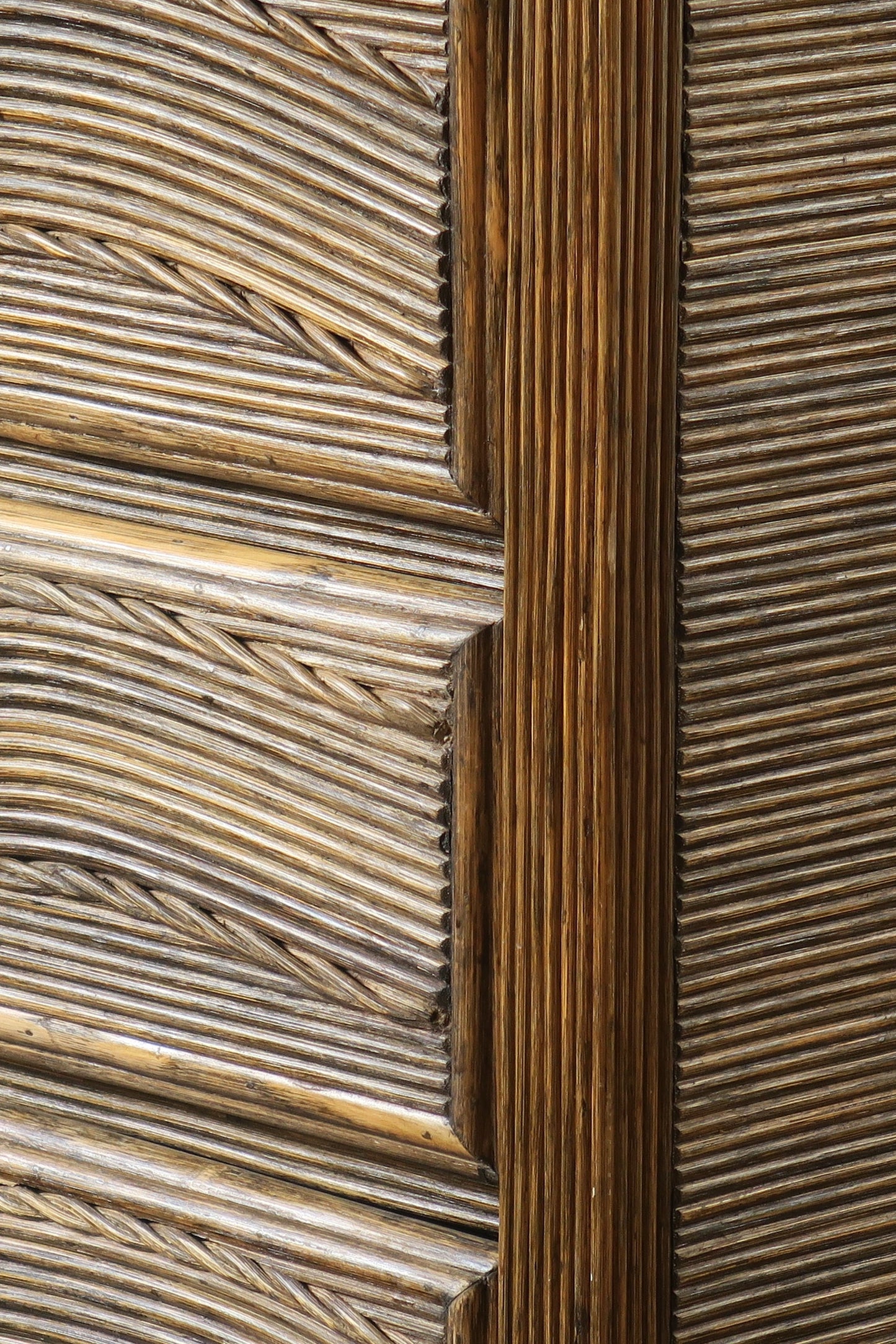 French Pencil Reed Chest C. 1970