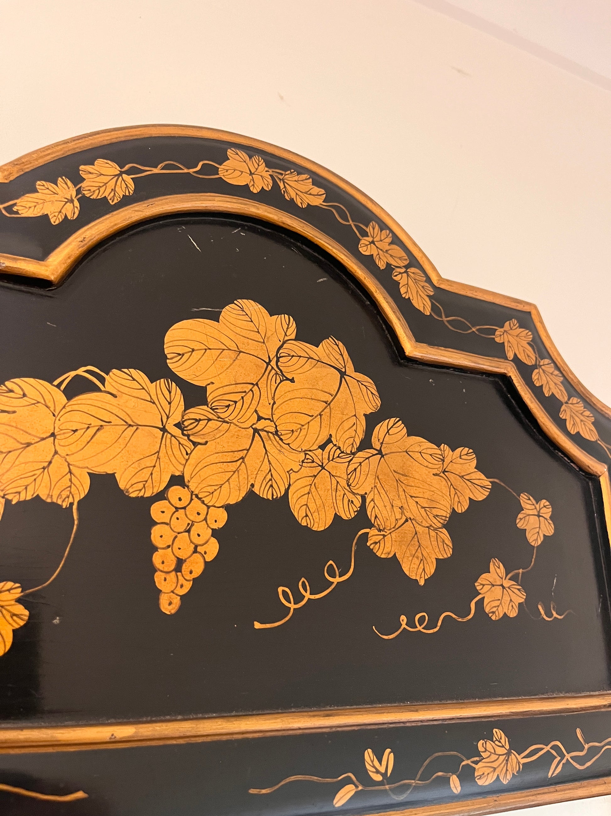 Chinoiserie Lacquered Wall Mirror 