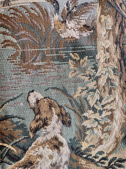 Large Vintage French Tapestry, Paris C 1960.