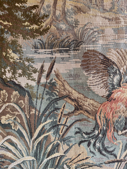 Large Vintage French Tapestry, Paris C 1960.