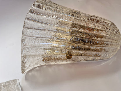 Barovier Murano ‘Grangilia’ Glass Wall Lights – Pair