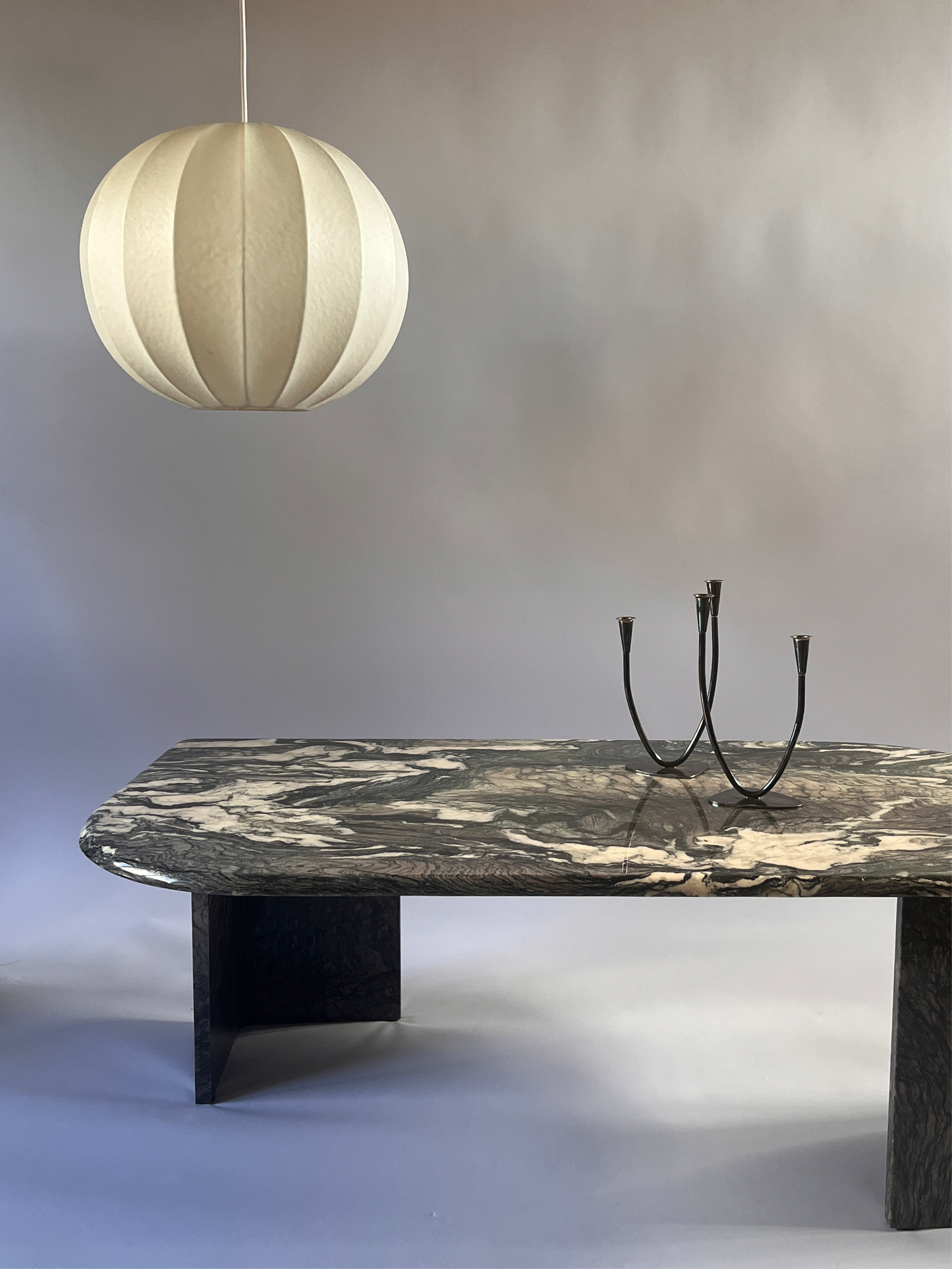 Vintage  Cipollino Ondulato  Marble Coffee Table