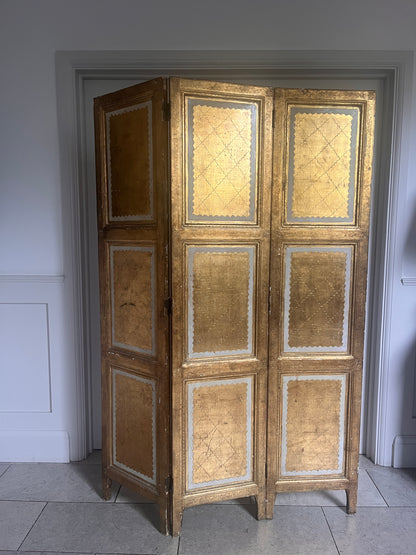 Mid-century Florentine Folding Screen, circa 1960s.