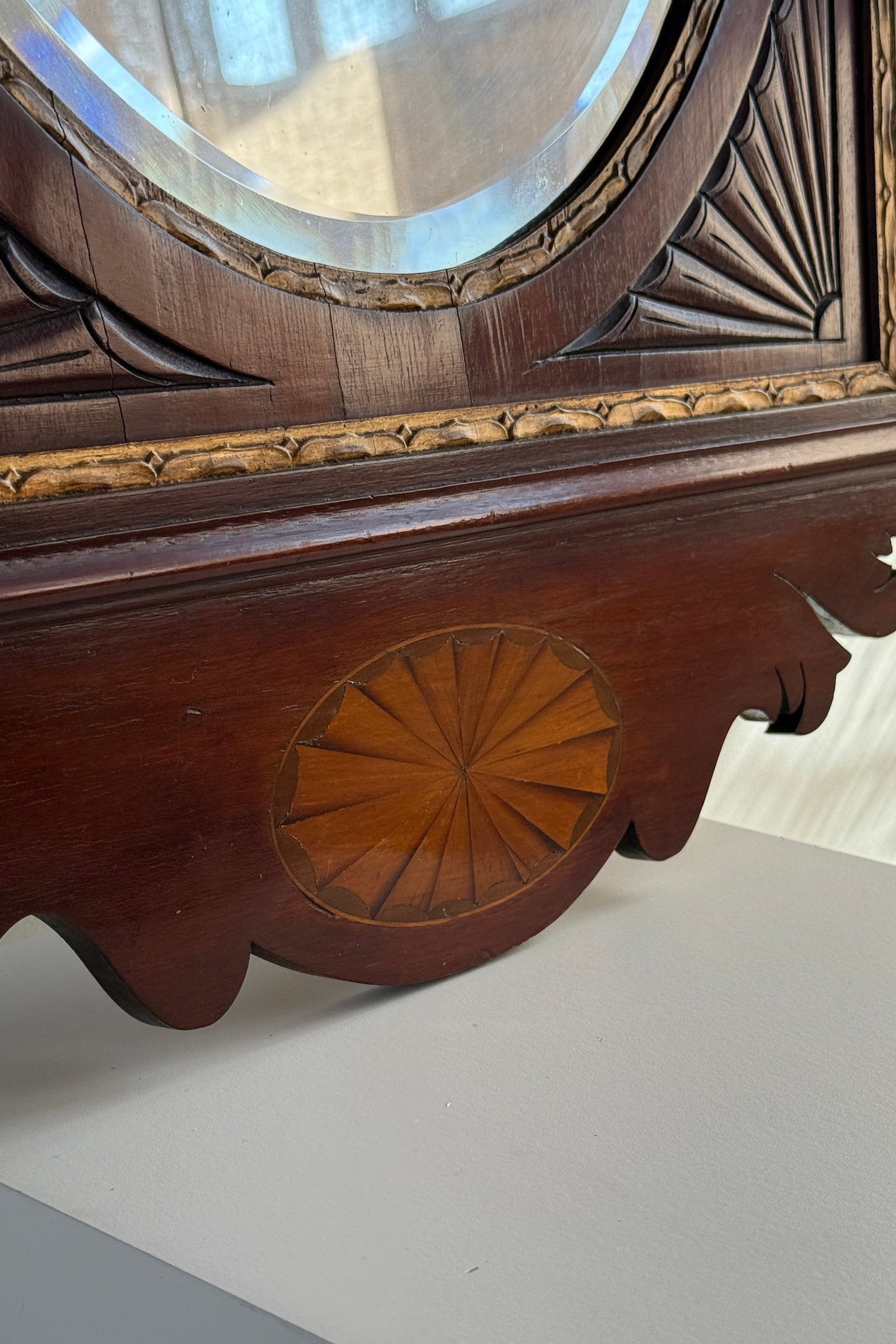 Chippendale Revival Wall Mirror c.1900