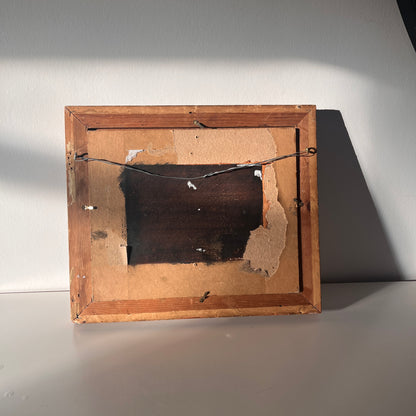 19th Century French Still Life Oil on Board