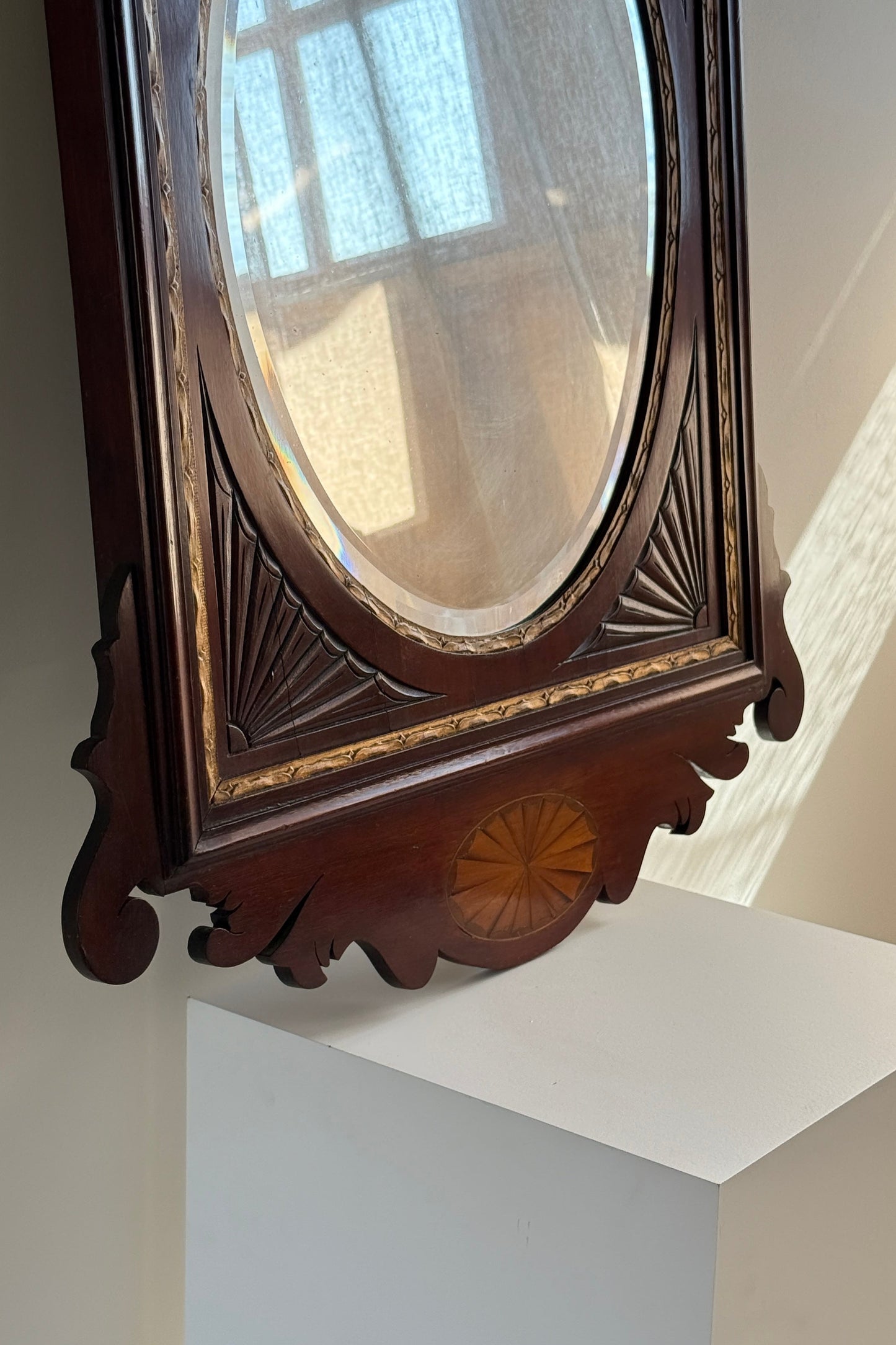 Chippendale Revival Wall Mirror c.1900