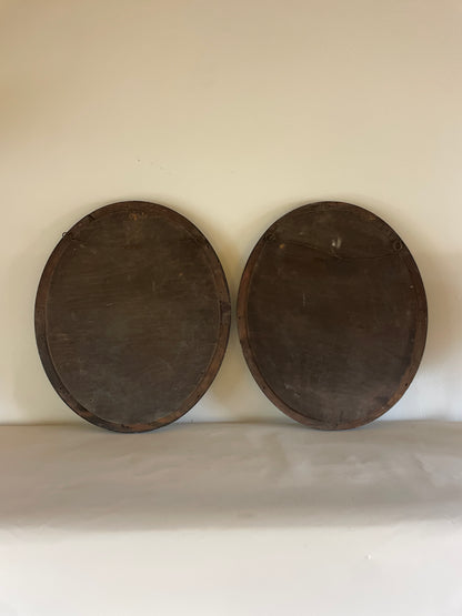 Pair of Chinoiserie Lacquered Panels