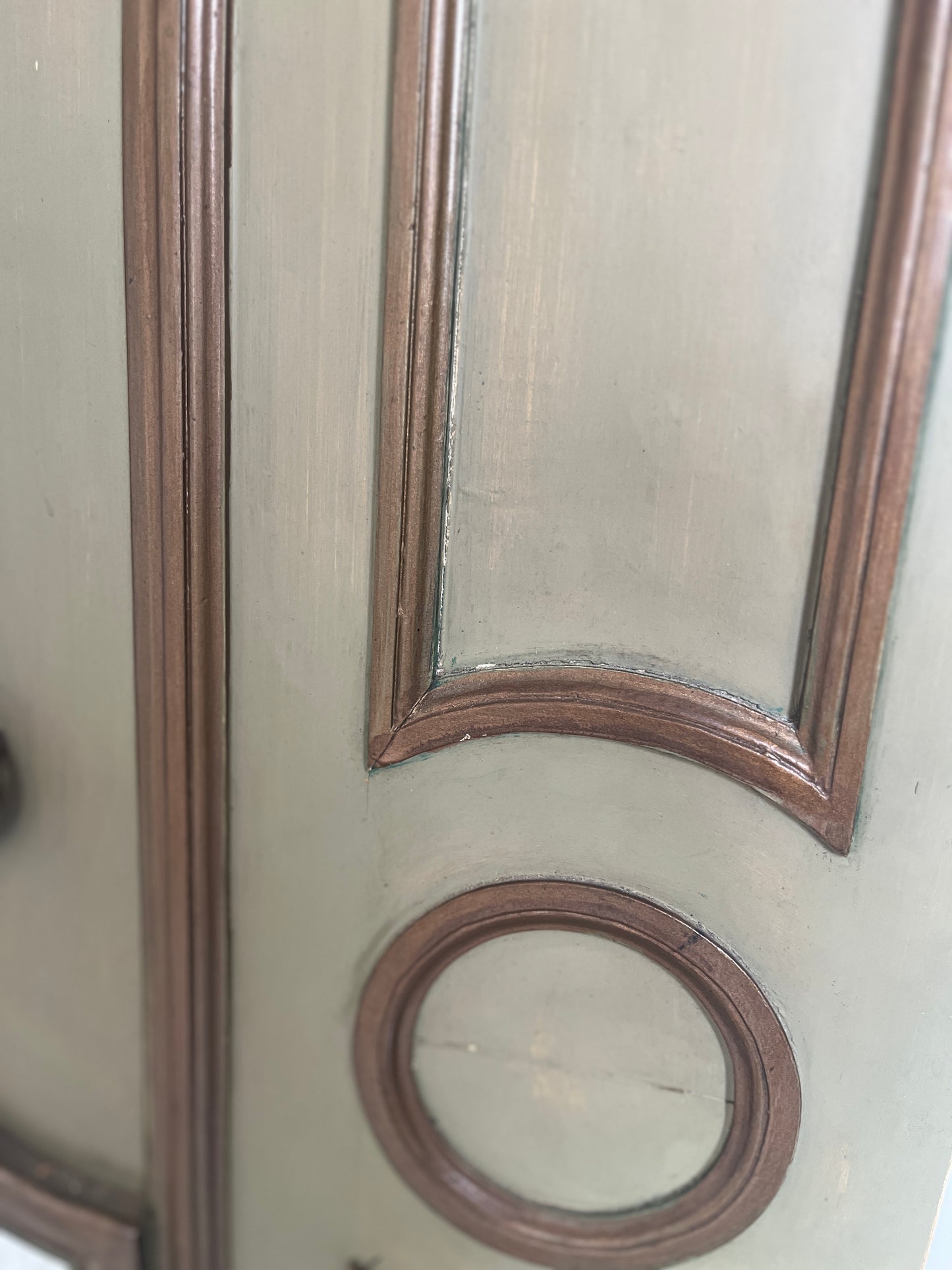 Antique French Trumeau Mirror