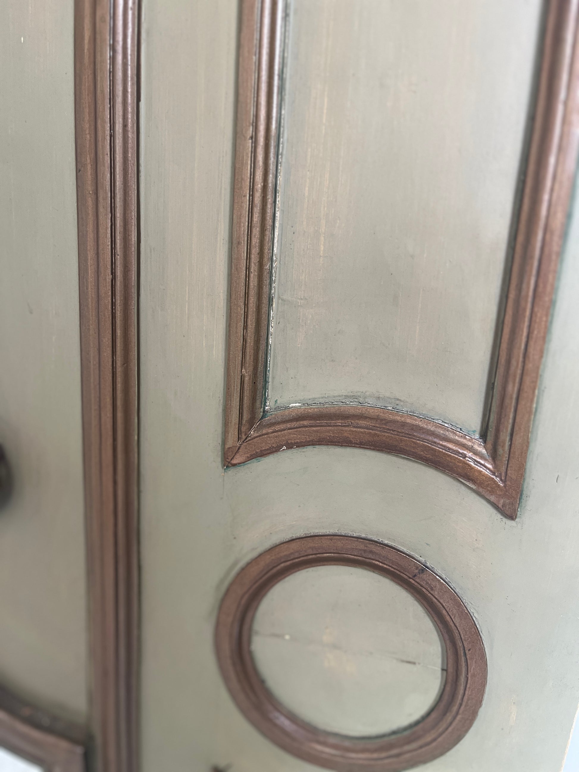 Antique French Trumeau Mirror