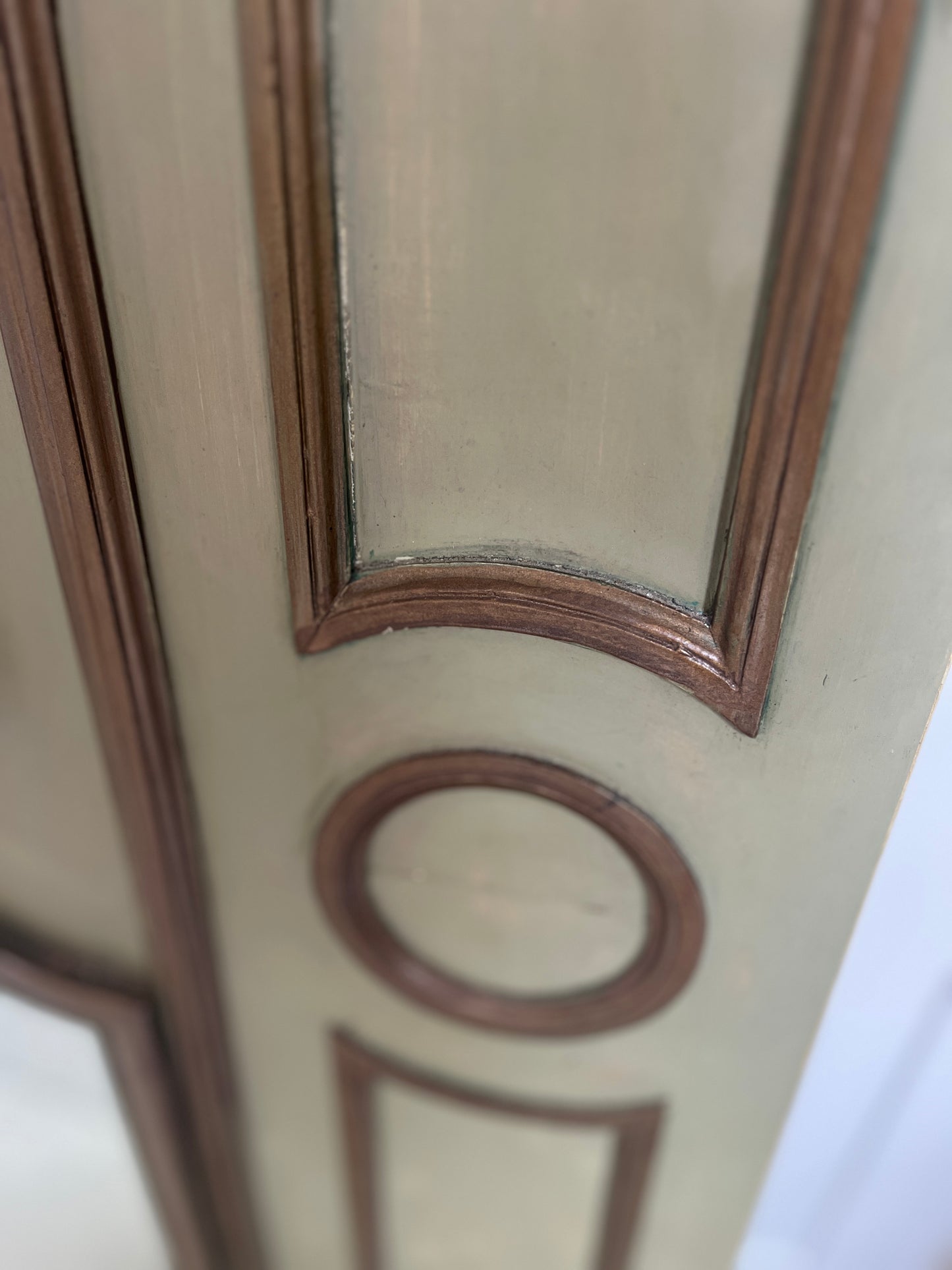 Antique French Trumeau Mirror