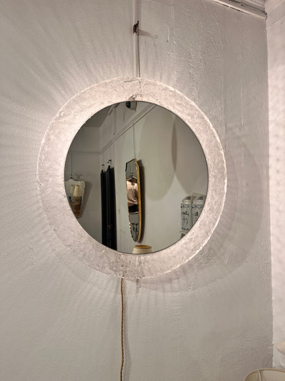 Mid-Century Lucite Framed "Ice" Mirror - Germany C 1960