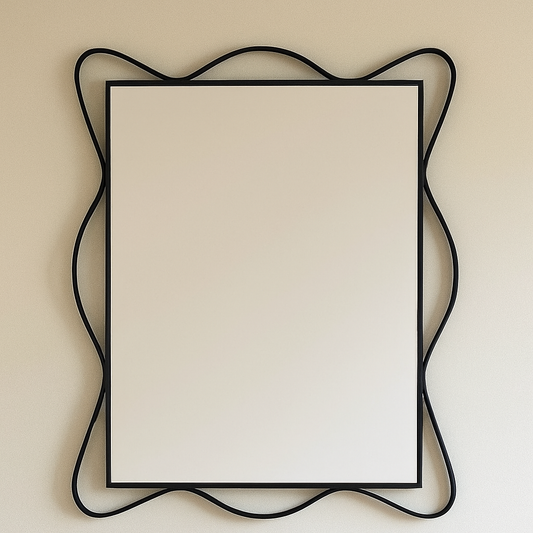 Inspired by Fontanat Arte mid-century design this curved mirror is a great alternative to Arte Mirror Rachel Donath