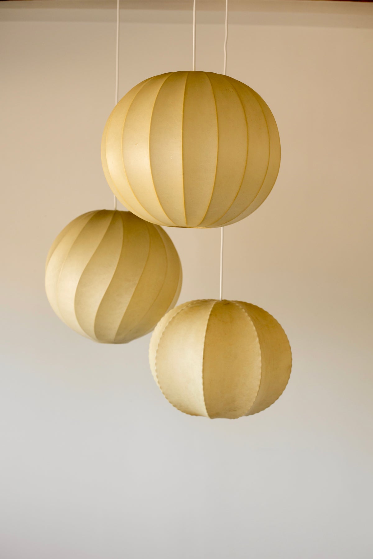 Vintage Cocoon Pendant Light. Achille Castiglioni. c.1960.