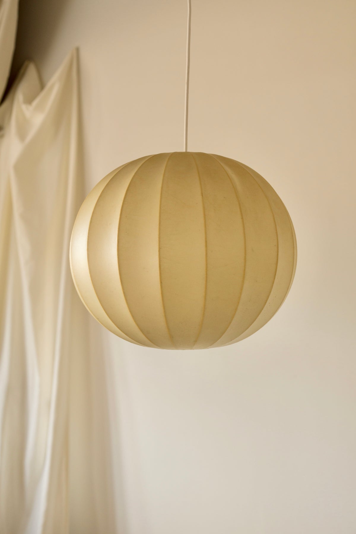 Vintage Cocoon Pendant Light. Achille Castiglioni. c.1960.