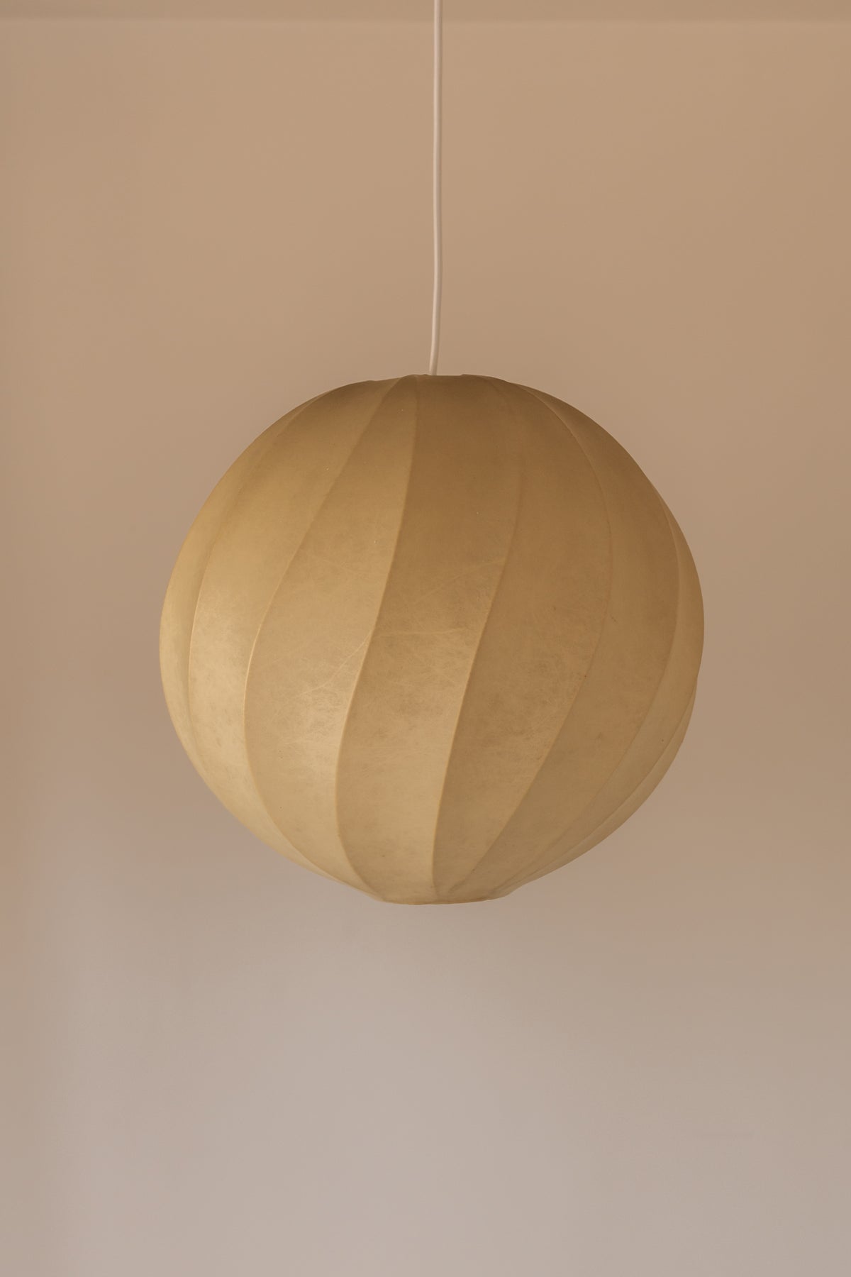 Midcentury talian Cocoon Pendant Light, Attr Castiglioni