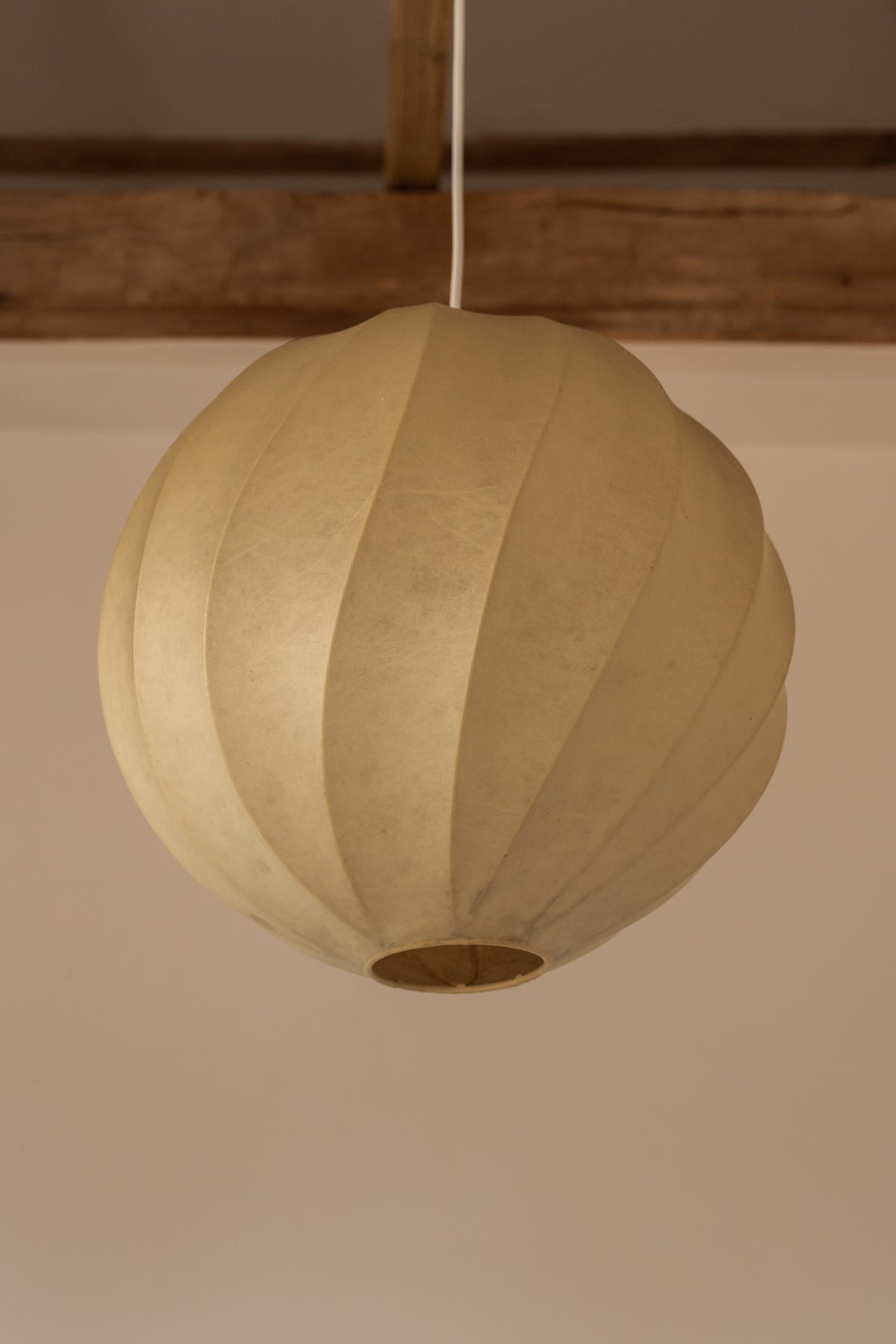 Midcentury talian Cocoon Pendant Light, Attr Castiglioni