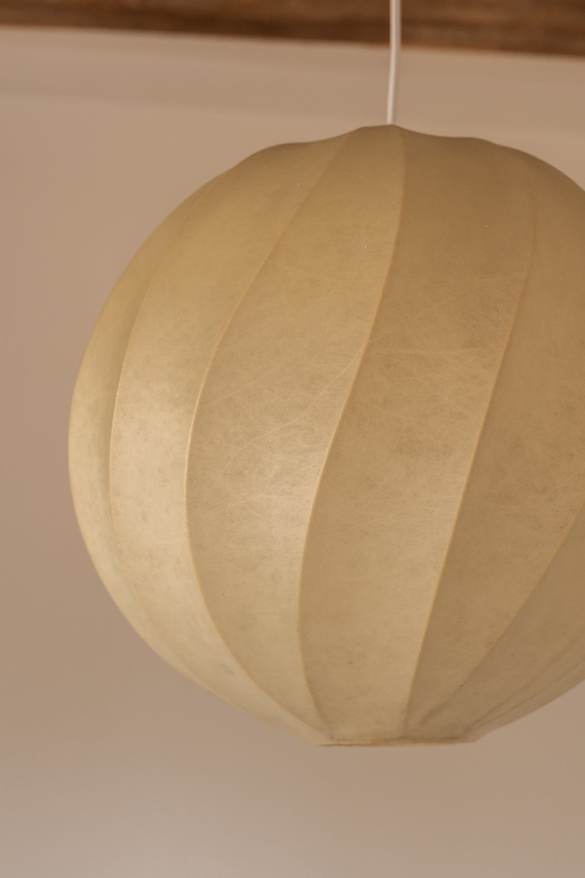Midcentury talian Cocoon Pendant Light, Attr Castiglioni