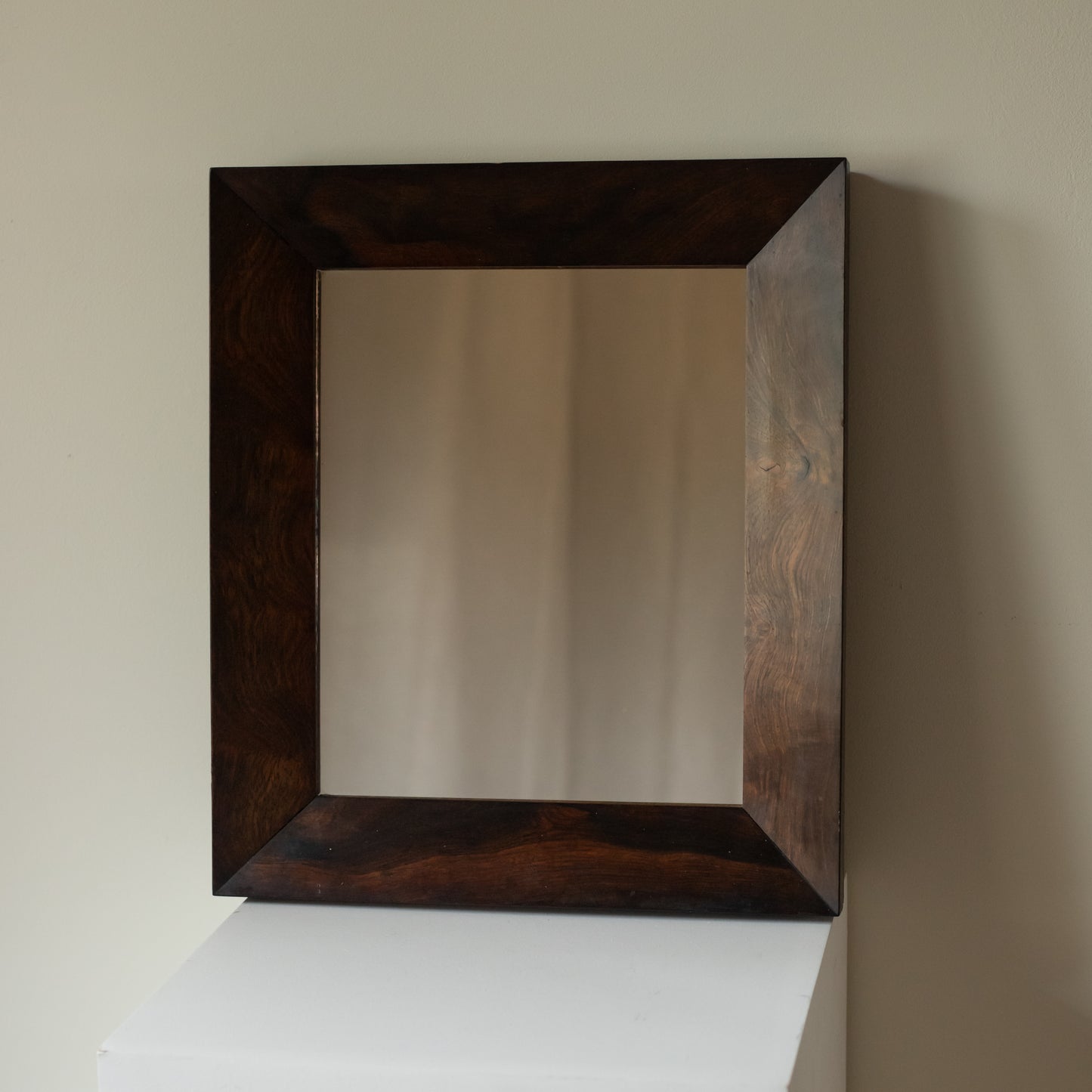Smart Walnut Mirror C.1900