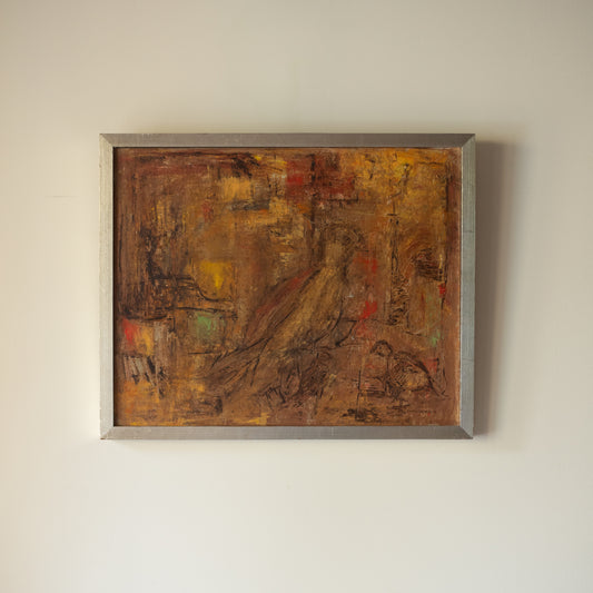 Mid-Century Swedish Abstract "Birds Nest" By Andreas Lensdorf