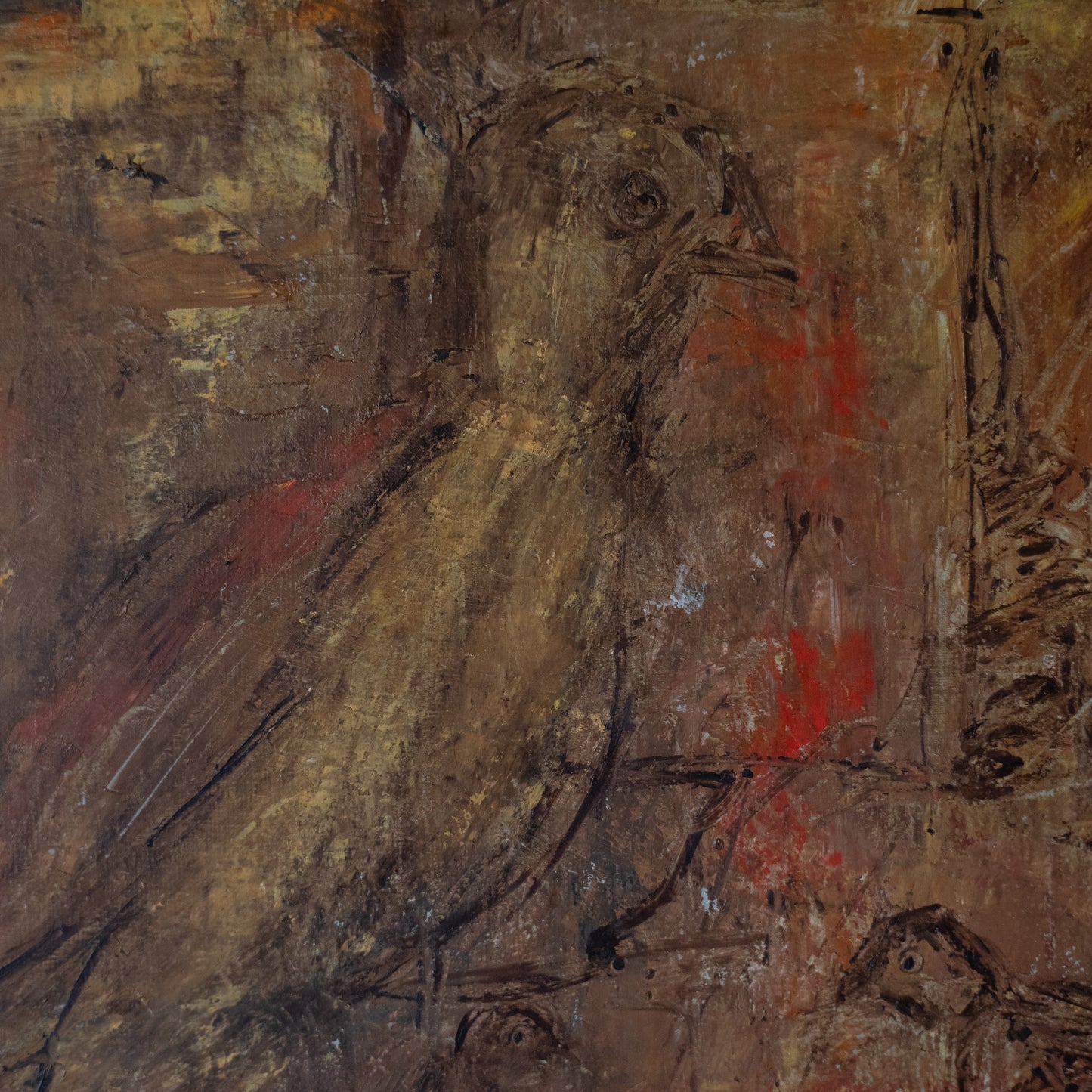 Mid-Century Swedish Abstract "Birds Nest" By Andreas Lensdorf