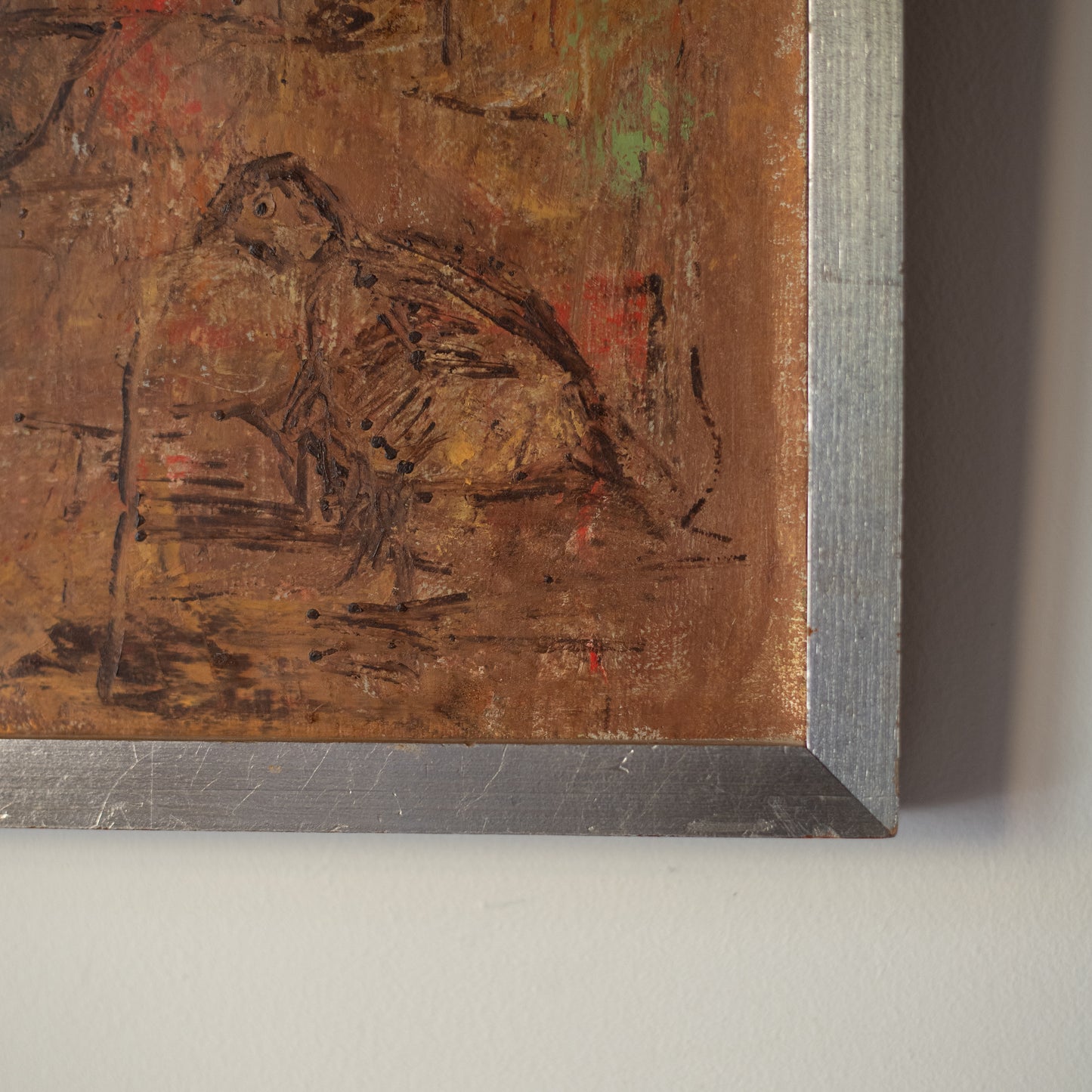 Mid-Century Swedish Abstract "Birds Nest" By Andreas Lensdorf