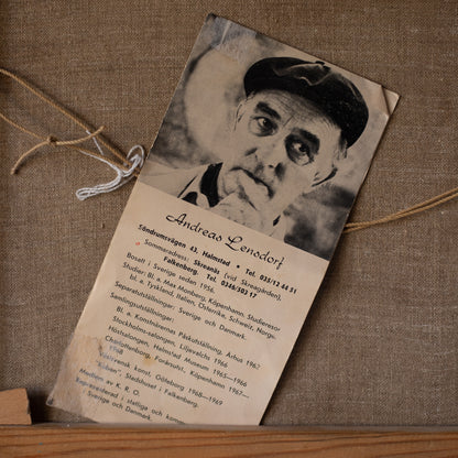 Mid-Century Swedish Abstract "Birds Nest" By Andreas Lensdorf