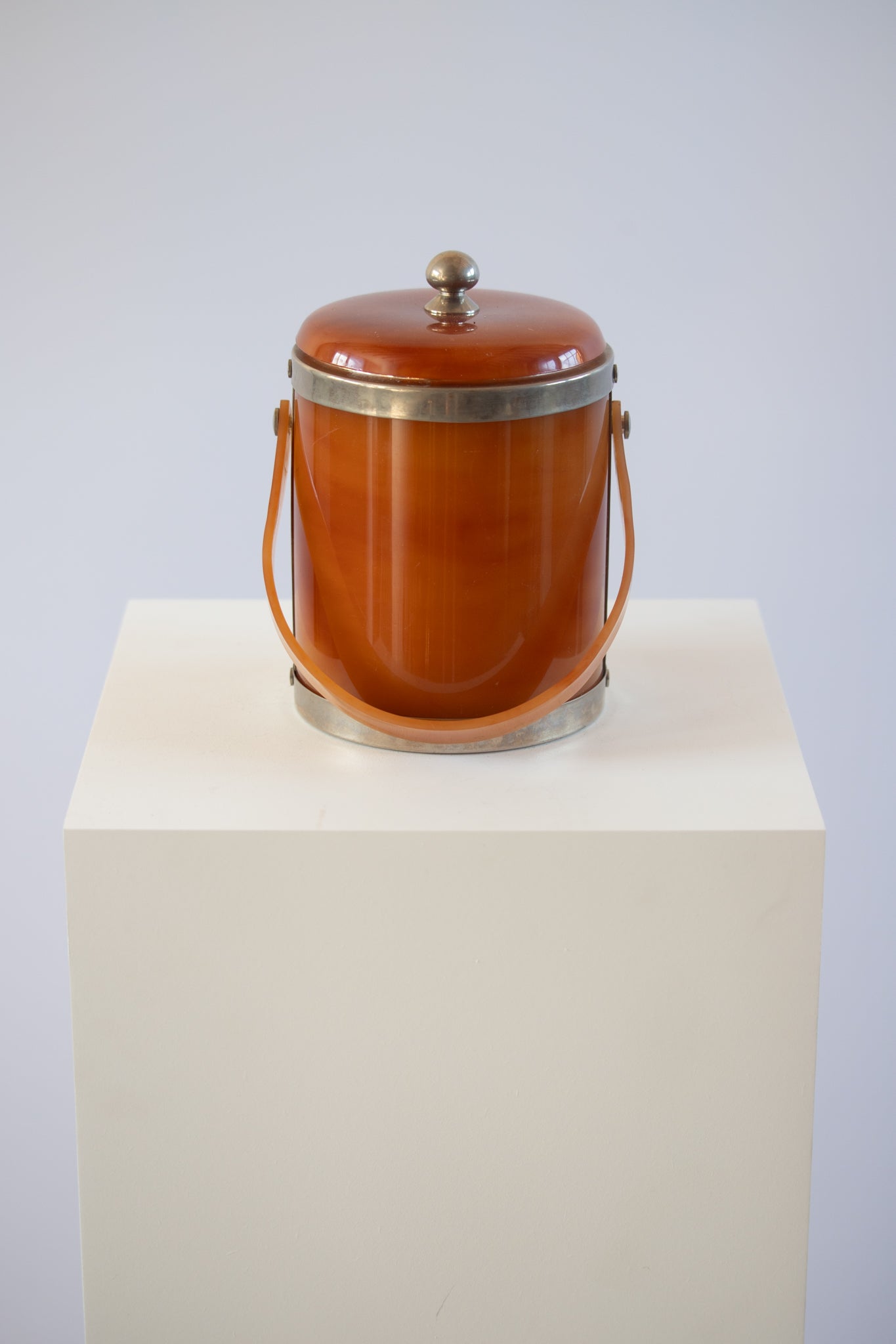 Amber Bakerlite Ice bucket