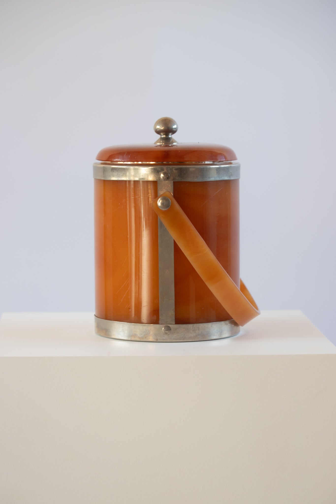 Amber Bakerlite Ice bucket