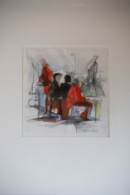 Berndt Wennström – Composition with Seated Figures