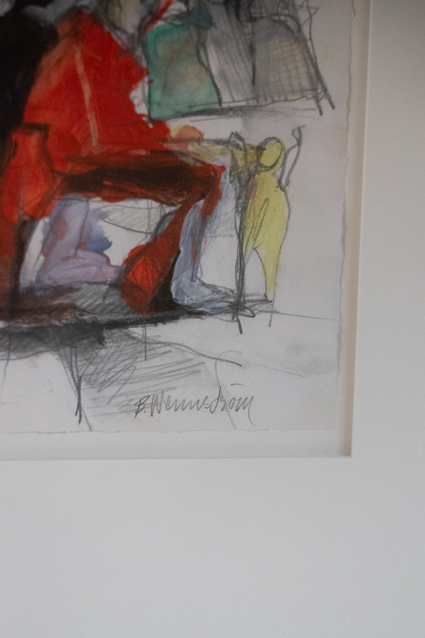 Berndt Wennström – Composition with Seated Figures