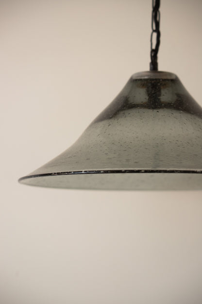 Seeded Glass Bell Pendant - 3 Available
