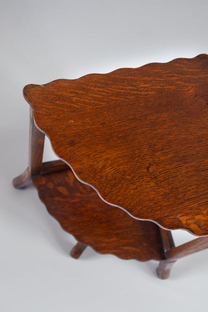 Vintage Wooden Side Tables- Set of Four