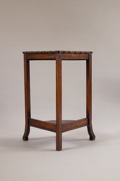 Vintage Wooden Side Tables- Set of Four
