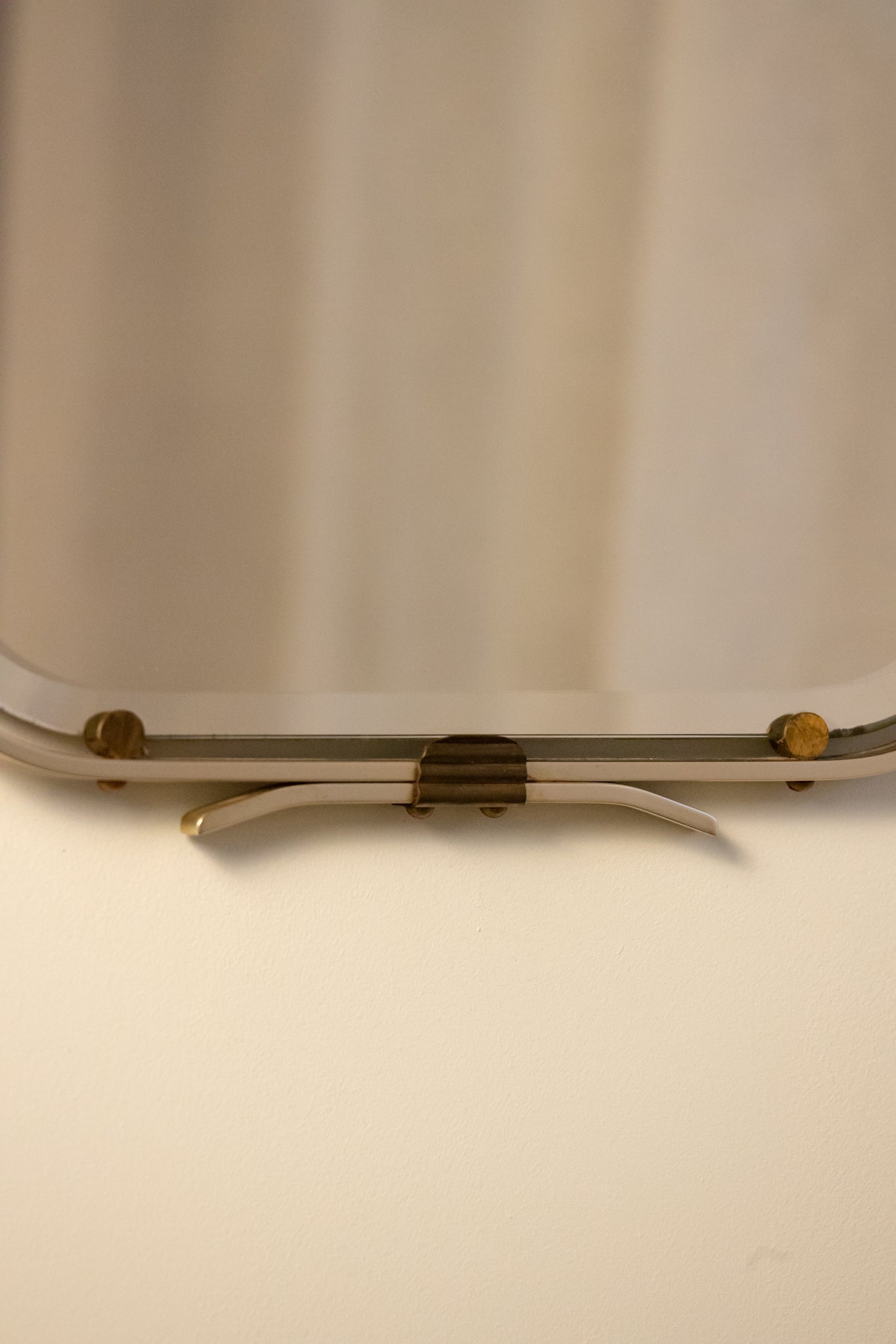 Midcentury French Mirror In the Manner of Fontana Arte