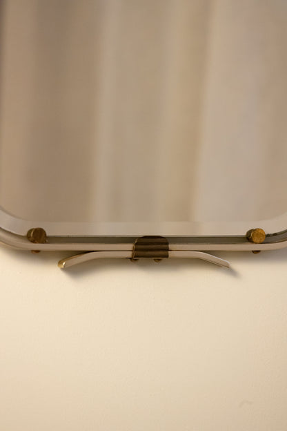 Midcentury French Mirror In the Manner of Fontana Arte