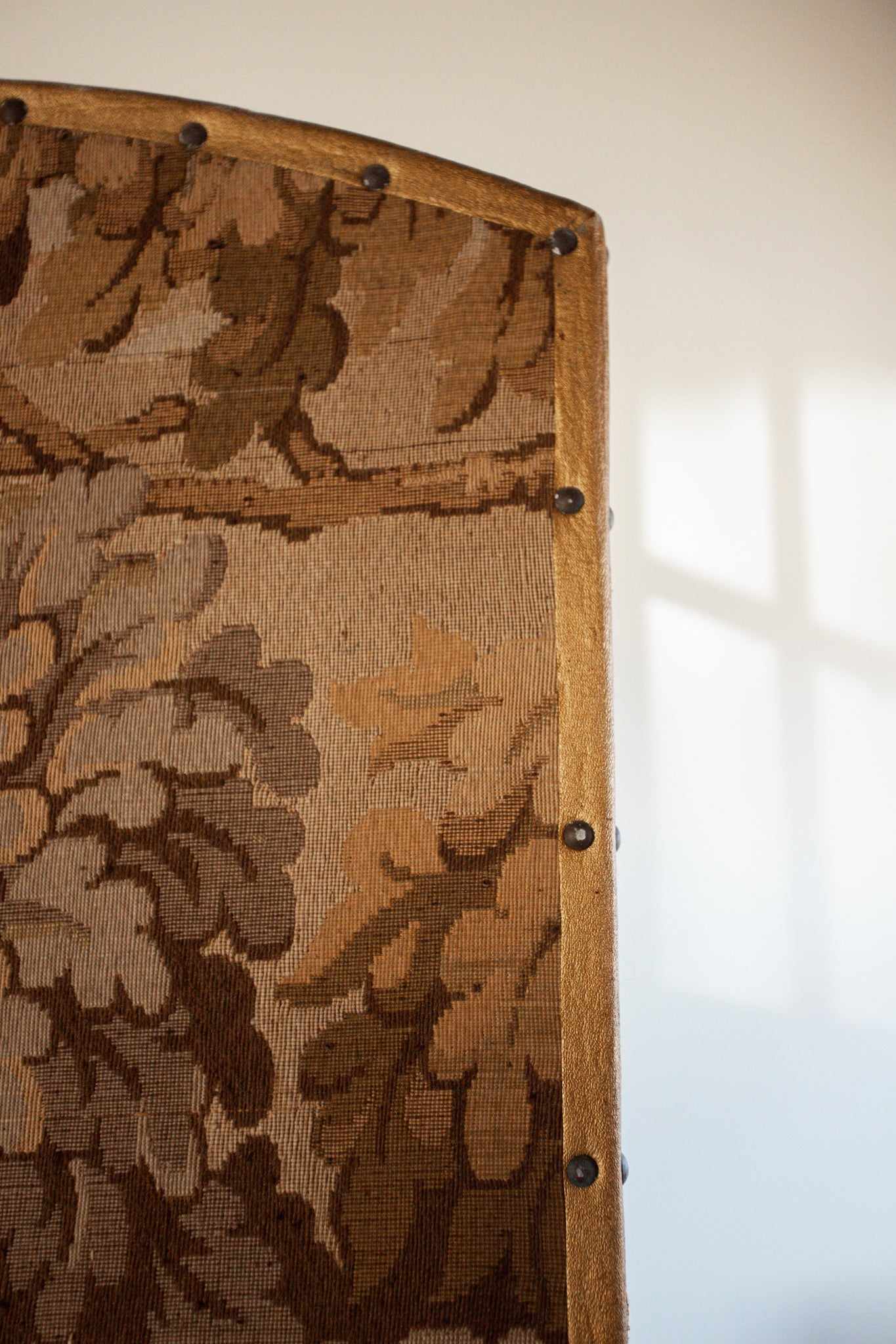 French Four Panel Folding Tapestry Screen.