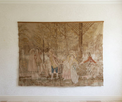 19th Century French Pastoral Tapestry