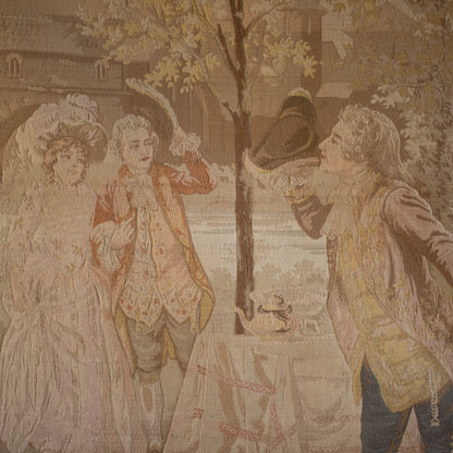19th Century French Pastoral Tapestry