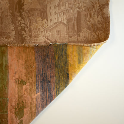 Close-up of a textured fabric with a pattern on a white background