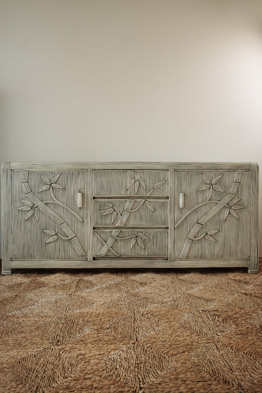 1970s Pencil Reed Sideboard atr Vivai del Sud
