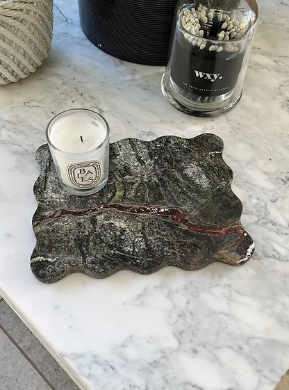 Marble Ondulato Tray 