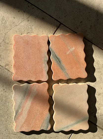 Marble Ondulato Tray 