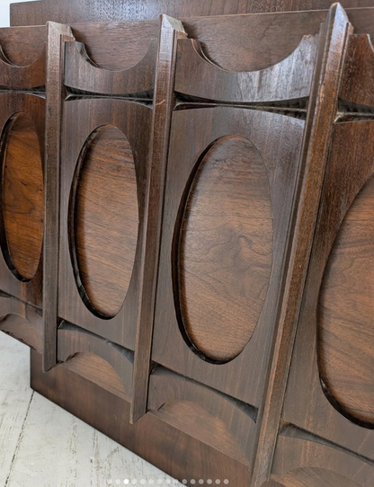 Pair of Midcentury Brutalist Cabinets by Tobago, Canada.