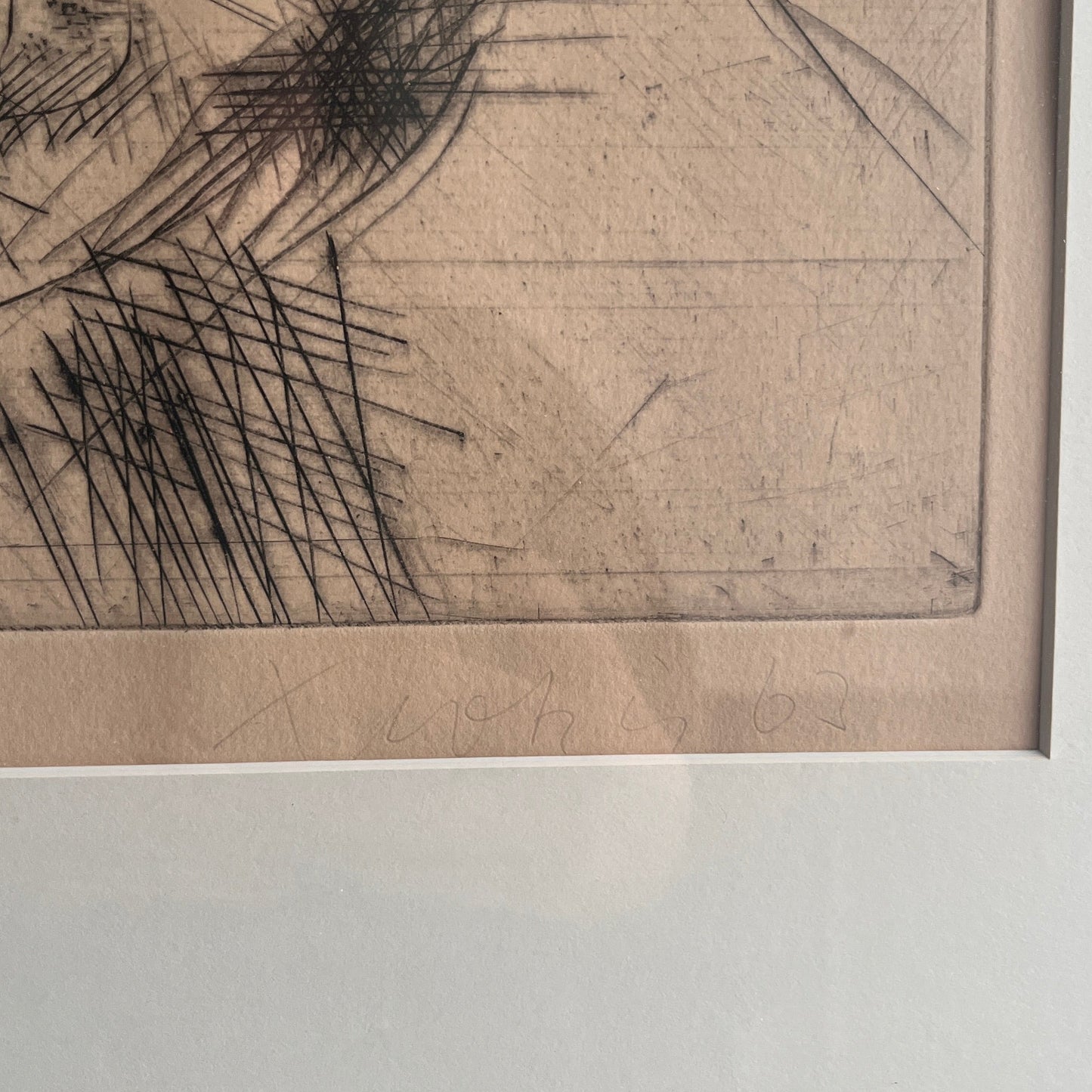 Ulf Trotzig Lithograph close up