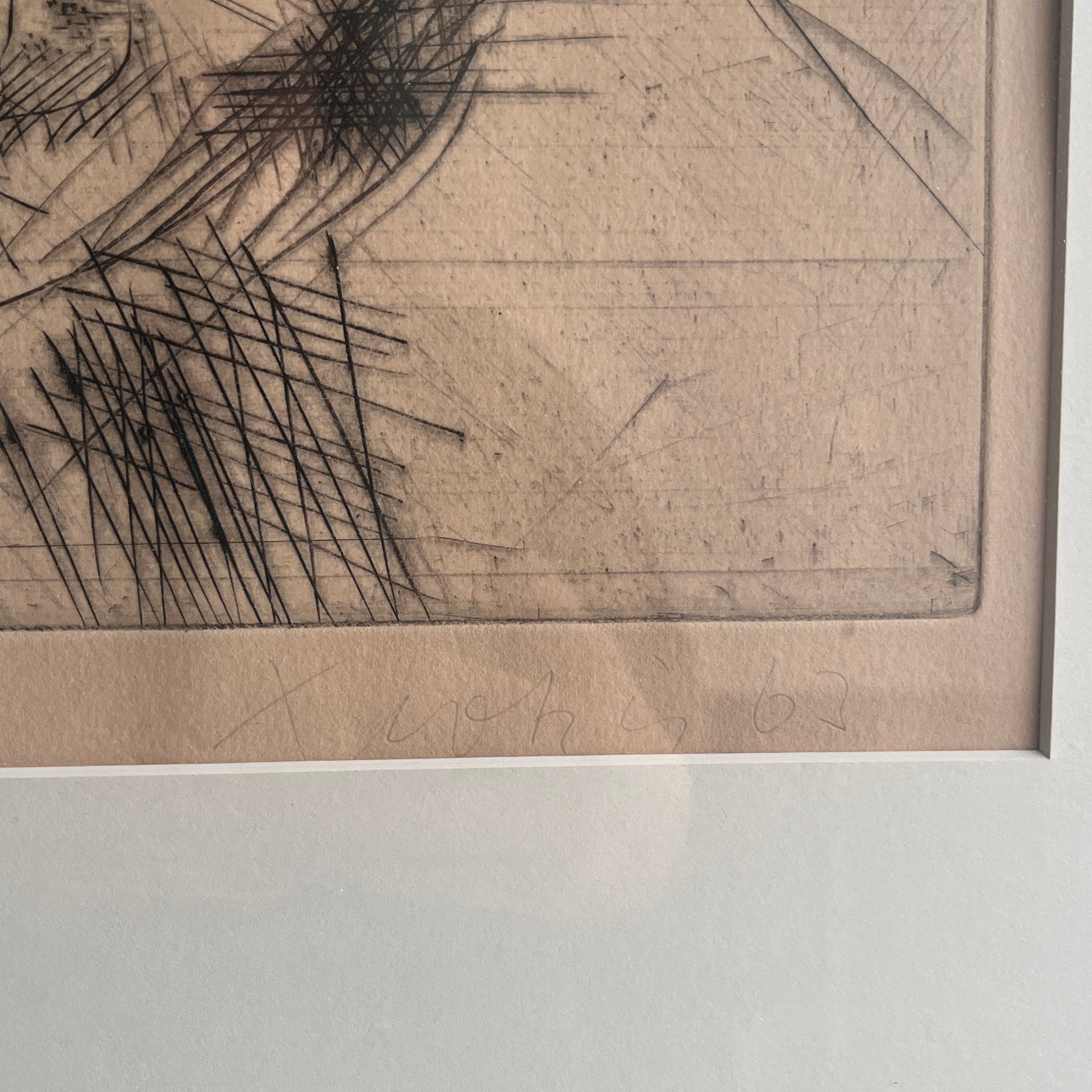 Ulf Trotzig Lithograph close up