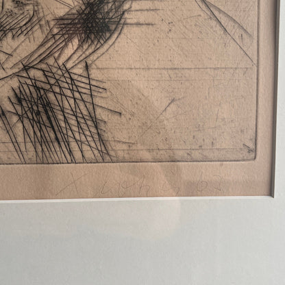 Ulf Trotzig Lithograph close up