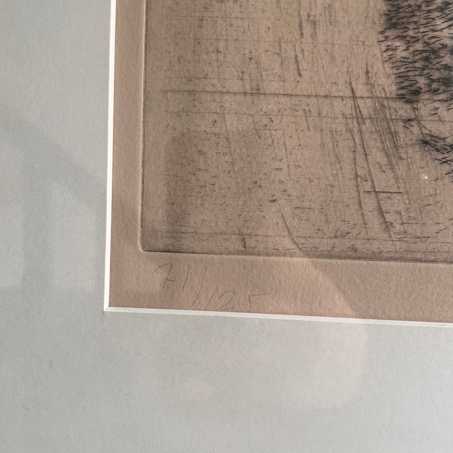 Ulf Trotzig Lithograph close up